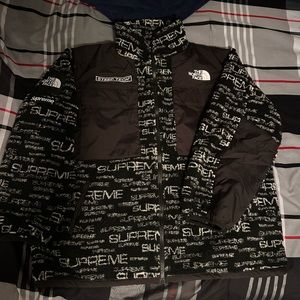 Supreme the north face steep tech fleece full zip jacket size xl brand new